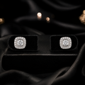 Cushion Halo Studs