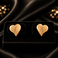 Golden Heart Studs