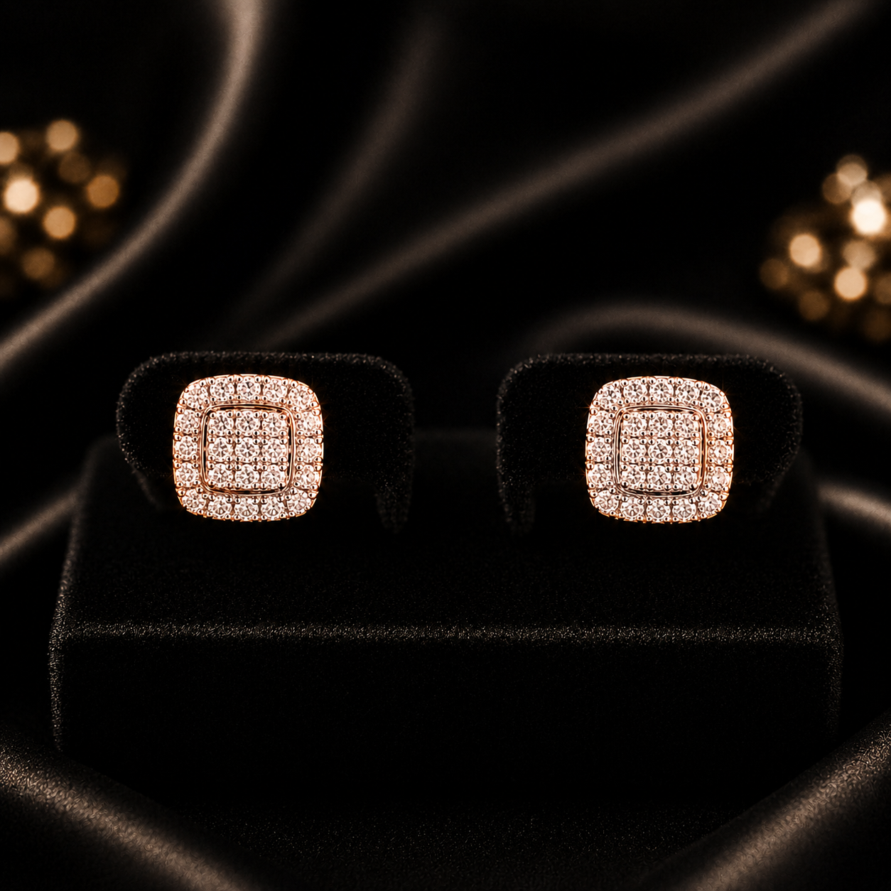 Golden Halo Studs